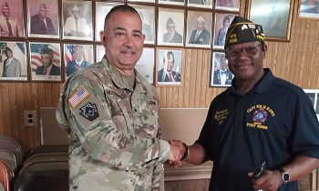 National Guard Recognizes VFW Post