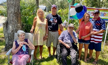 Birthday Bash for 105-Year-Old Veteran